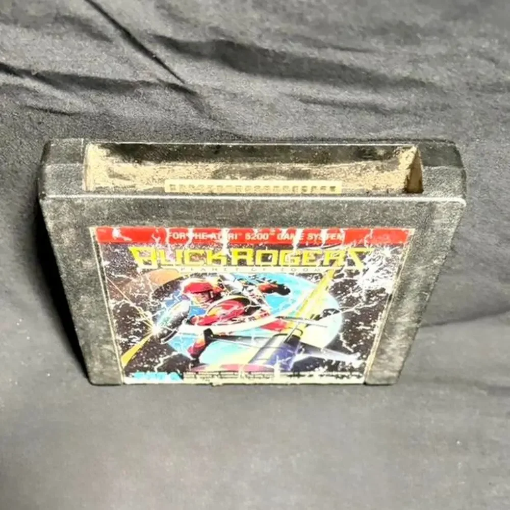 🚨 VINTAGE 1983 Buck Rogers Planet of Zoom Atari 5200 Video Game Cartridge 🎮